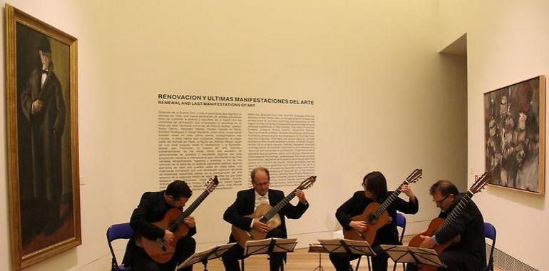 El cuarteto de guitarra clásica EntreQuatre, protagonista de la “Sesión Vermú” del Niemeyer