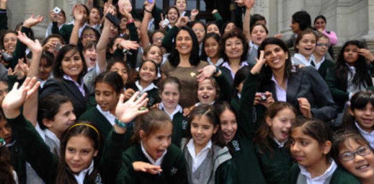 Invasión escolar en el Palacio del Gobierno del Perú
