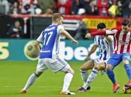 El Sporting perdió por 1-3 ante la Real Sociedad en El Molinón 