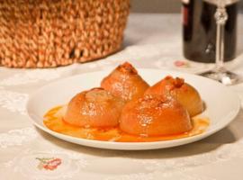 Cebolles rellenes insuperables de fin de semana en El Entrego
