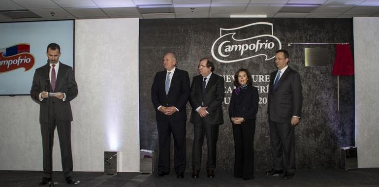 Don Felipe inaugura la Nueva Bureba de Campofrío, llena de esperanza