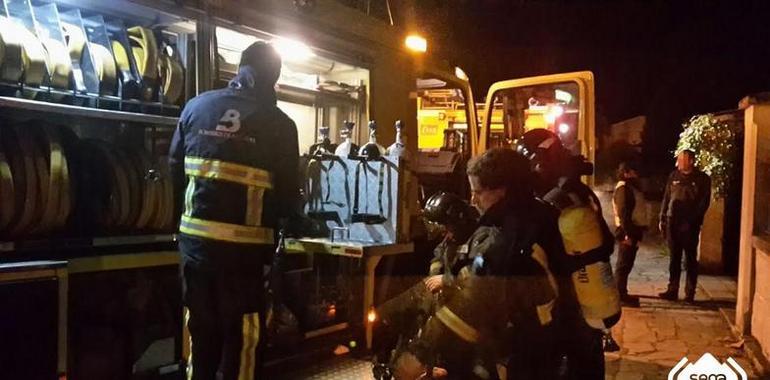 Fallece una vecina de Navia en el incendio de la vivienda