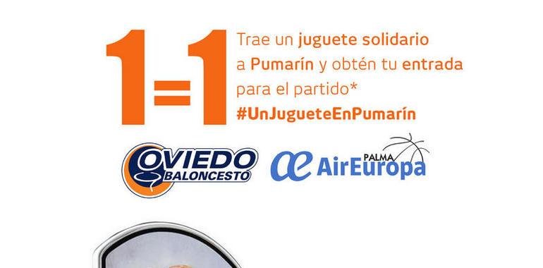 Recogida solidaria de juguetes del Oviedo Club Baloncesto