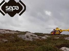 Fallece ahogado un pescador en Vilanueva de Pría, Llanes