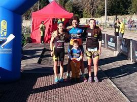 Montse Tomé y Luis Fernández Bárcena ganan el Duatlón Cross Navidad