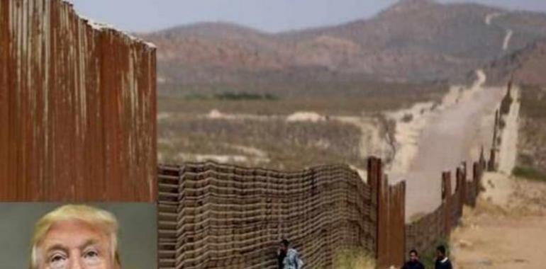 Trump insiste en que México pague el muro de la vergüenza