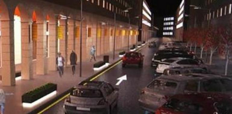 Gijón pone nueva cara a la popular calle Marqués de San Esteban
