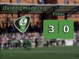 Tres golazos dan la victoria al Oviedo Moderno
