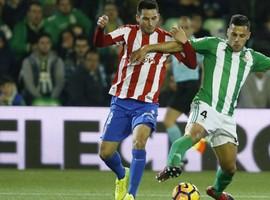 El Sporting cosecha un trabajado punto en el Benito Villamarín