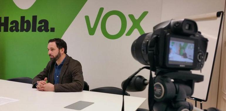 Santiago Abascal (VOX) se sincera en Asturias