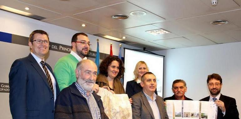 Diez mil mapas difunden el tesoro turístico de las Cuencas Mineras asturianas