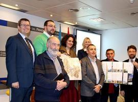 Diez mil mapas difunden el tesoro turístico de las Cuencas Mineras asturianas