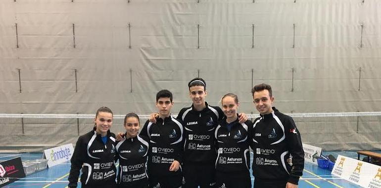 Satisfactorio fin de semana para el Bádminton Oviedo