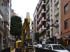 Arrancan las obras de renovación en la ovetense calle de La Lila