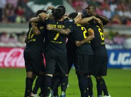 El Barcelona sufre para ganar en El Molinón