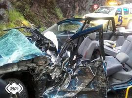 Una mujer herida en accidente en Serandinas de Boal