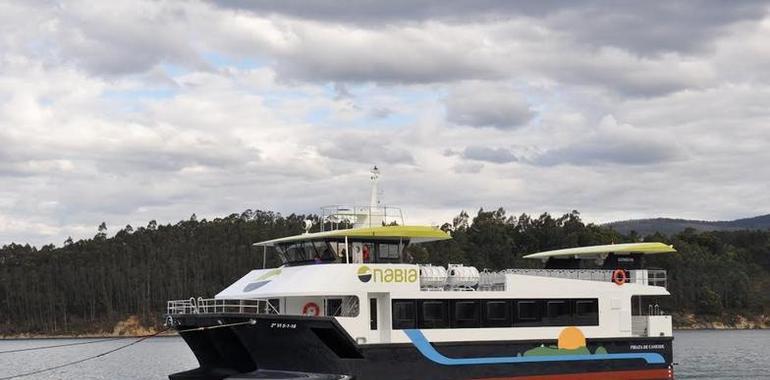 El Pirata de Canexol zarpa de Gondán para practicar la ría de Vigo