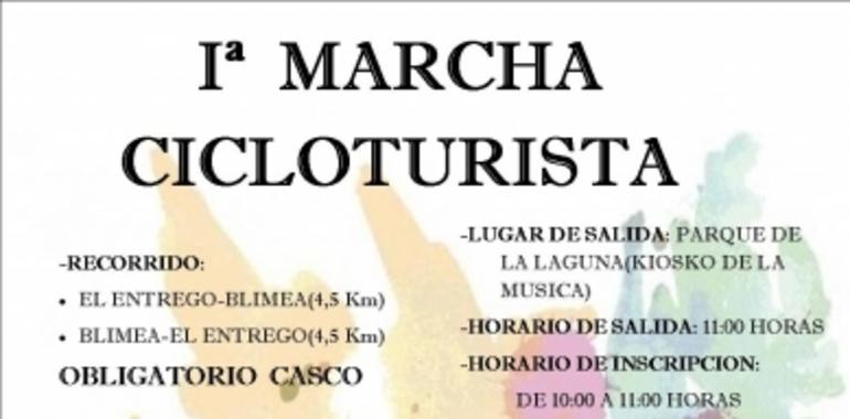 SMRA pedalea el Día de la Bici desde El Entrego a Blimea