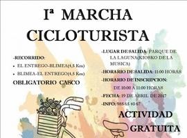 SMRA pedalea el Día de la Bici desde El Entrego a Blimea