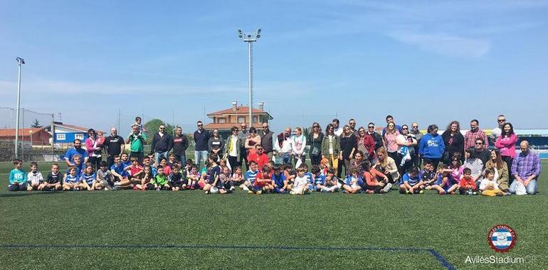 Gran éxito del segundo Family Training Day del Avilés Stadium