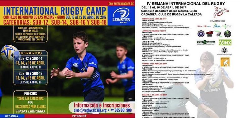 El rugby habla inglés en Las Mestas