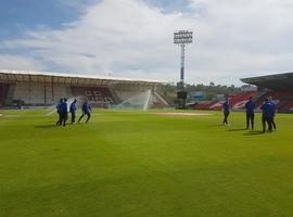 El Real Oviedo, listo para el partido en el Anxo Carro