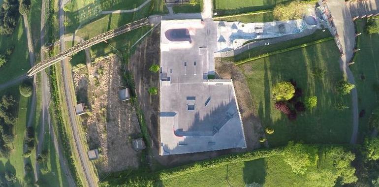 El mayor skatepark de Asturias abre en el Parque de Invierno