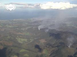6 incendios, de los 24 existentes, están activos ahora en Asturias