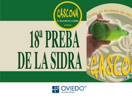18ª Preba de la sidra en la Calle Gascona