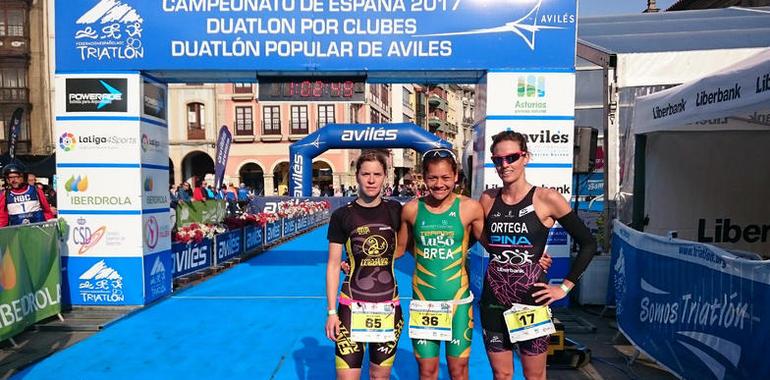 Triatlon Lugones y Actri-Cnso, en la próxima liga de Segunda División Femenina de Duatlón