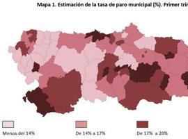 Evolución positiva del mercado de trabajo en los municipios de Asturias 