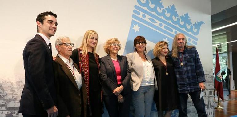 Rosendo, Carmen Machi, Javier Fernández y FACIAM, Medallas de Oro de Madrid