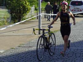 70 participantes en el Triatlón Escolar de Avilés