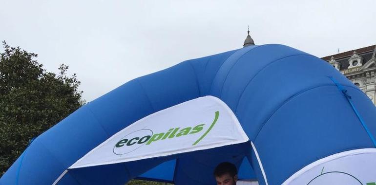 Los seguidores de la Vuelta Ciclista a Asturias reciclaron 100 kilos de pilas