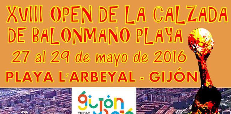 Hoy comienza el XIX Open de La Calzada de balonmano playa