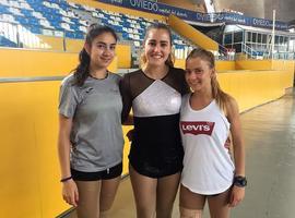 Tres asturianas en el España de patinaje artístico