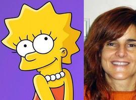 Isacha Mengíbar (Lisa Simpson) en la Escuela de Doblaje de Asturias