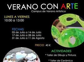La Factoría Cultural organiza un campus artístico de verano para alumnos avilesinos de 5 a 16 años