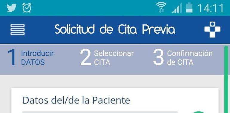 10.000 asturianos se han bajado AsturSalud Cita Previa en su primera semana de funcionamiento