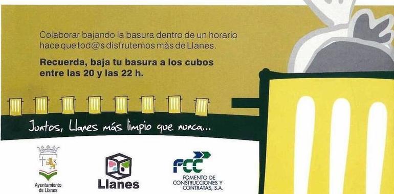 Llanes inicia campaña para cumplir los horarios de la recogida de basuras