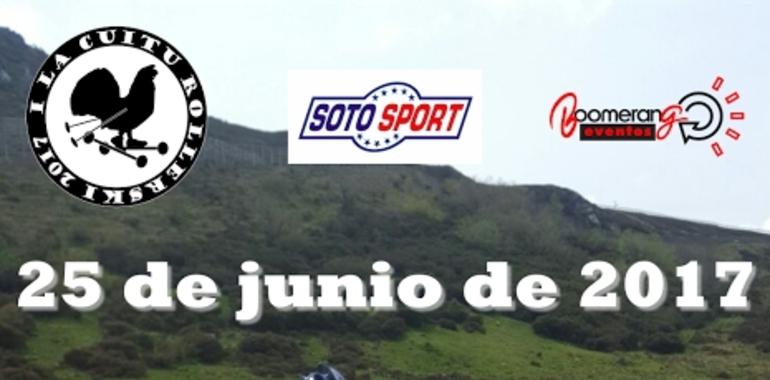 El rollerski estrena Valgrande-Pajares hasta Cuitu Negru