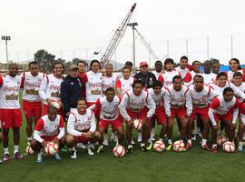 Presidente Humala entrenó con la Selección Peruana de Fútbol 