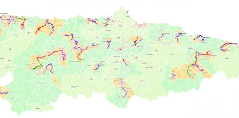 El Optibús rural recorrerá este verano 35 concejos de Asturias