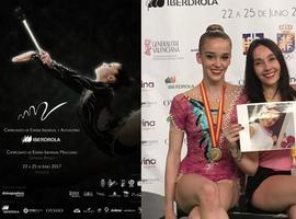 Tres títulos y seis medallas para Asturias en los Nacionales de gimnasia rítmica 