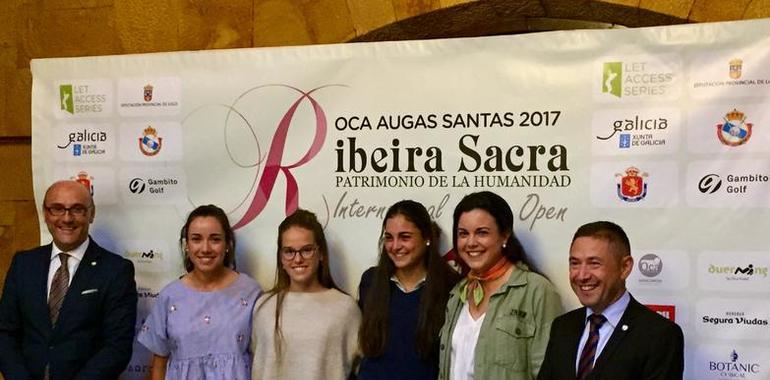 4 estrellas asturianas en la presentación del V Ribeira Sacra Internacional Ladies Open