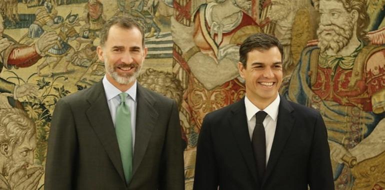 Pedro Sánchez traslada al Jefe del Estado "un proyecto de renovación nacional"