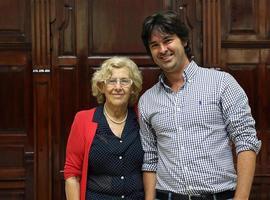 El Alcalde de Llanes se reunió en Madrid con la alcaldesa Manuela Carmena