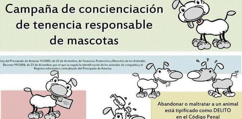 Llanes se suma a la campaña promovida por el Principado contra el abandono de animales              