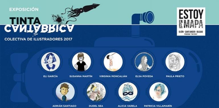 Ilustradores con Tinta cantábrica en Gijón, Santander y Bilbao