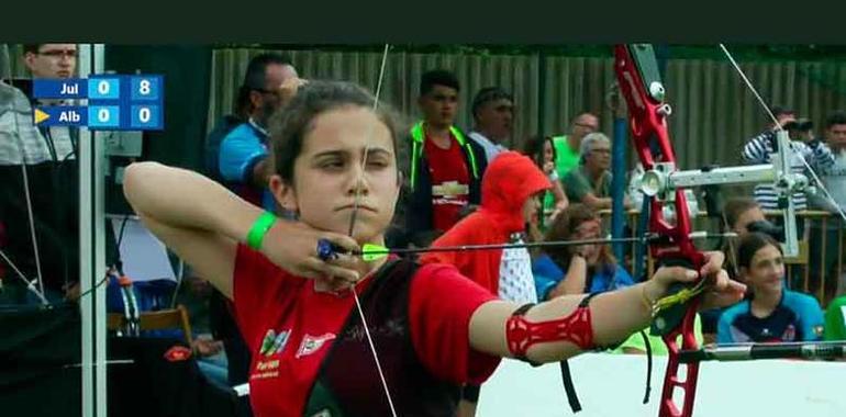 La grupista Alba Reigoso Díaz es plata en el Campeonato de España de Tiro Con Arco